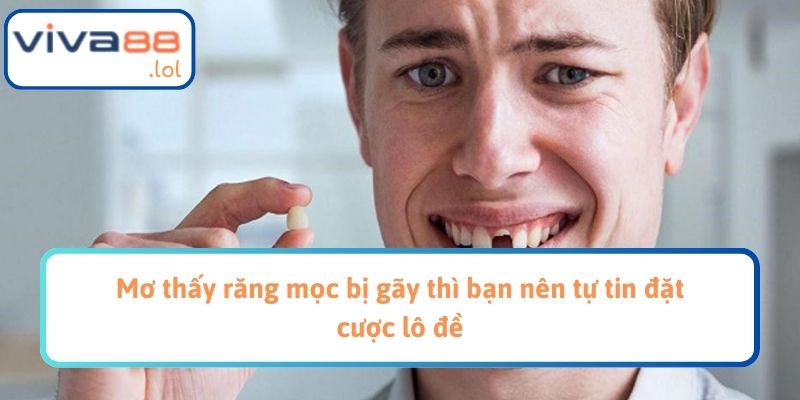 Mơ thấy răng mọc bị gãy thì bạn nên tự tin đặt cược lô đề